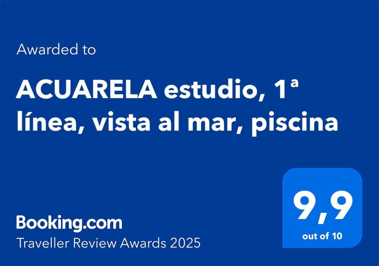 Acuarela Estudio, 1ª Linea, Vista Al Mar, Piscina كاليبي المظهر الخارجي الصورة